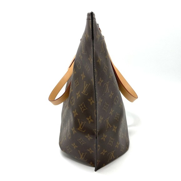 Louis Vuitton Monogram Handbag Tote Bag Brown - Picture 2 of 7